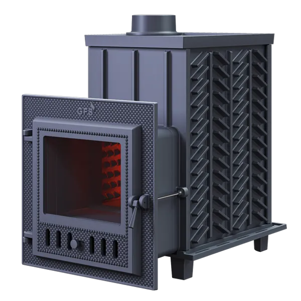 печь для бани gfs 25м зк под облицовку (короб/дверца для пара)