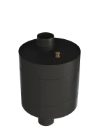 бак на трубе grill'd черный кжс 0.8мм 50л