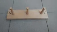 вешалка 3 крючка эконом, банный перец