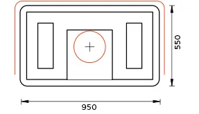 печь-камин tulikivi lampo nobile 1545 мм 