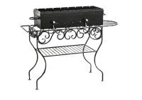 мангал м-12, 93*124*39см, антрацит. дачный эксперт