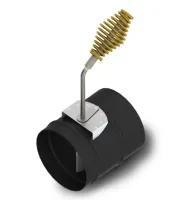 шибер тмф ф120 мм, 1,5мм, 08пс прямой, антрацит, экспортный (студент, инженер, гимназист)