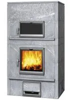 печь-камин tulikivi tlu2000/92 classic с духовкой (нижнее)