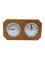 термометр с гигрометром банная станция очки восьмиугольник термо, липа, th-22т, 212f банный эксперт