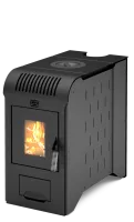 печь отопительно-варочная теплодар метеор-150 дровяная антрацит 