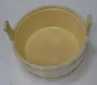 шайка двуручная 9л с пластмассовой вставкой, банный эксперт