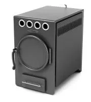 печь отопительная тмф нормаль-2 турбо антрацит труба сзади