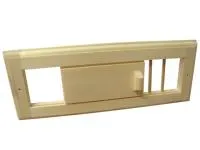 вентиляционная решетка малая с задвижкой 1, банный эксперт