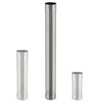 воздуховод сталь-мастер дымоход оцинкованная сталь толщина 0,5 мм ф 150 l=1,0 м