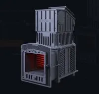 печь для бани gfs гром 40п2 под облицовку (короб/дверца для пара)