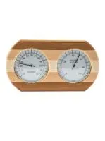 термометр с гигрометром банная станция очки контраст овал, липа, th-20-с, 212f, банный эксперт