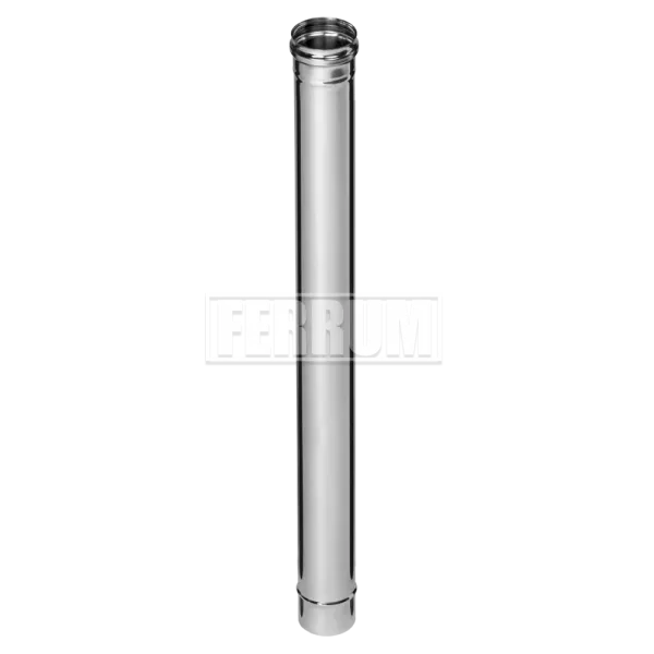 дымоход феррум нержавеющий (430/0,8 мм) ф110 l=0,5м