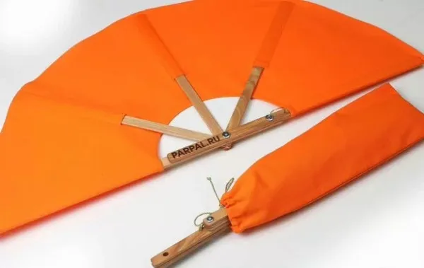 веер для бани aria xs (64см) светло-оранжевый